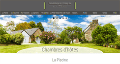 Desktop Screenshot of chambres-cosquer.com